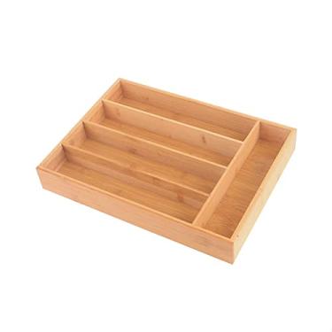 Imagem de Organizador de utensílios de cozinha para cozinha, divisória de gaveta para talheres, talheres, facas na cozinha, quarto, sala de estar, bandeja organizadora de talheres