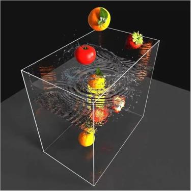 Imagem de Caixa de armazenamento de gaveta de acrílico altamente transparente, espessura de 5 mm/0,2 pol. Caixa de suporte para exibição de tanque de água de tiro, bandeja decorativa, caixa de armazenamento de