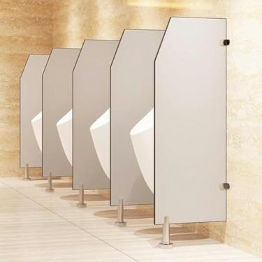 Imagem de Divisória de vaso sanitário para urinol, divisórias de banheiro, divisória divisória de tela de proteção para mictório, para adultos, para escola/bar