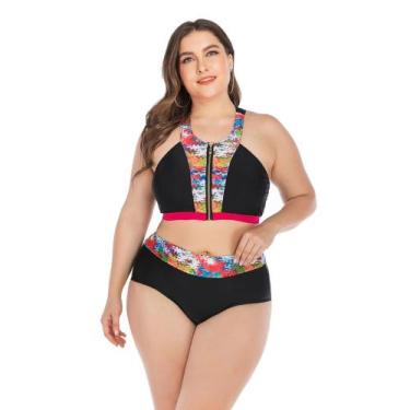 Imagem de Biquíni Plus Size Com Bojo - F&M, Preto, 46