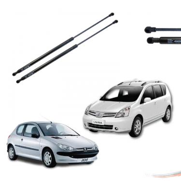 Imagem de Par Amortecedores Tampa Porta-Malas Livina Peugeot 206