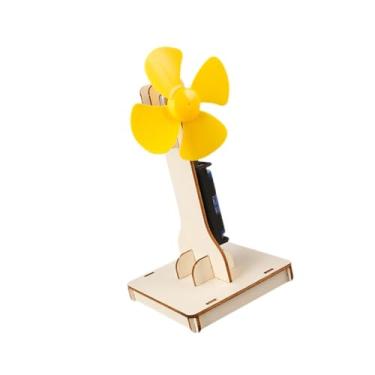 Imagem de Generic Kit de materiais para ventiladores DIY, montagem de modelos de ventiladores, física, montagem, artesanato, brinquedos, projetos de experimentos