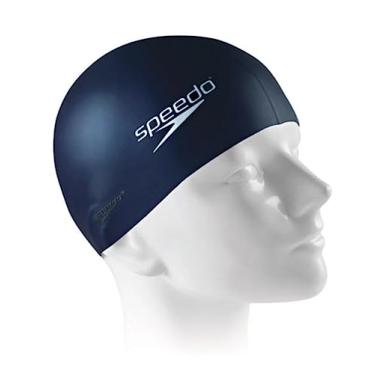 Imagem de Touca Natação e Hidroginástica Speedo Flat Silicone (Marinho)