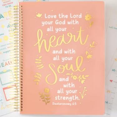 Imagem de Home Planner 2026 | Calendário semanal de 12 meses (início de domingo) | Revisão mensal e listas de verificação sazonais | Planilhas de orçamento e economia | Plano diário de leitura da Bíblia |