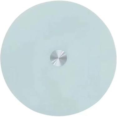 Imagem de Prato Giratório De Vidro Lazy Susan De 28in 35in, Bandeja Rotativa Redonda Para Mesa De Jantar, Bandeja De Servir Rotativa De Cozinha Prato Giratório De Vidro Bandeja Girat, White, 80(31inch)