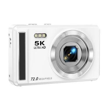 Imagem de Câmera digital – Câmeras digitais 5K 72MP com zoom de 16X para presentes infantis