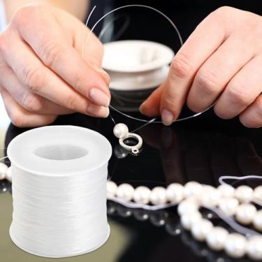 Imagem de Fio de artesanato para projetos de bricolage, bordado, tricô, tecelagem e macramê – Cordão flexível e forte para artesanato