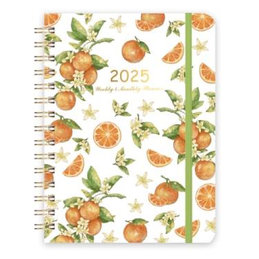 Imagem de A5 (14.2 cm x 20.8 cm) 2025 Planejador de trabalho profissional - Rastreamento de objetivos semanal/mensal com páginas de marcos do projeto para funcionários de escritório e empreendedores (verde)