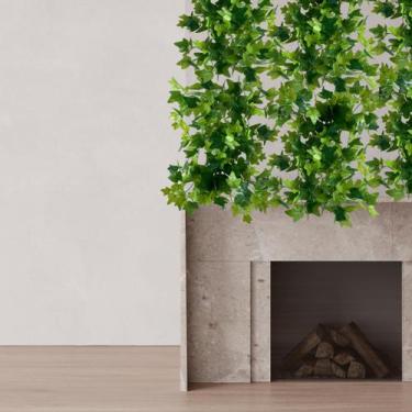 Imagem de Kit 8 Buquês deFolhagem de Hera Artificial 35cm plantas artificiais pa