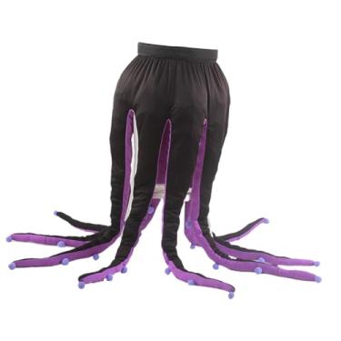 Imagem de YIJU Fantasia de polvo feminina com tentáculos longos para dramatização de carnaval e baile de máscaras