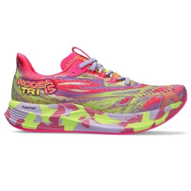 Imagem de ASICS Tênis de corrida feminino Noosa TRI 15, Rosa choque/amarelo de segurança, 35