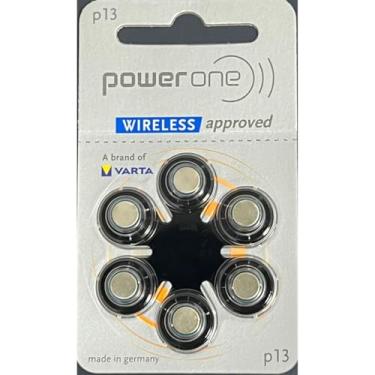 Imagem de 24 Pilha Bateria Auditiva 13 PR48 POWER ONE 13 - Laranja