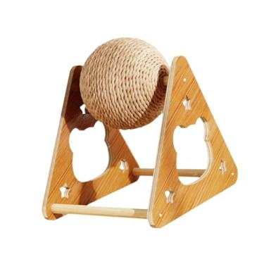 Imagem de Ｂｅｓｇａ Bola arranhadora para gatos, proteção para móveis, brinquedo interativo para escalada e exercício, brinquedo para arranhar coelhos, garra de moagem