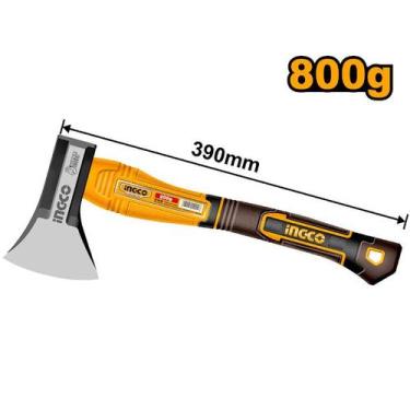 Imagem de Machado Com Cabo De Fibra E Emborrachado 800G INGCO
