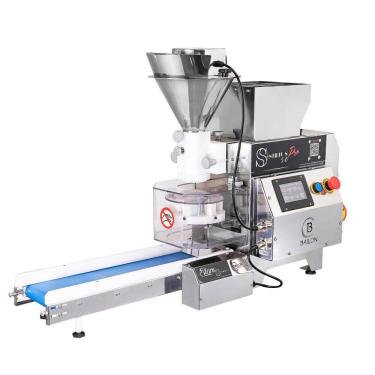 Imagem de Máquina de Fazer Salgado Bailon Recheio Duplo Inox Painel Touch Screen Sirius 5.0 com Esteira Sirius Pro Bivolt BAILON-220044 -220045