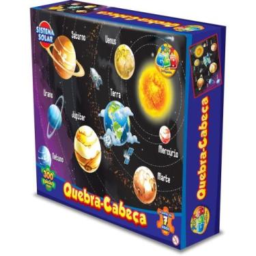 Imagem de QUEBRA-CABECA Cartonado Sistema Solar 300PCS - Ggb