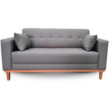 Imagem de Sofá  Gianni Tecido Acquablock Pé Base Madeira  160cm - 4R Estofados, 