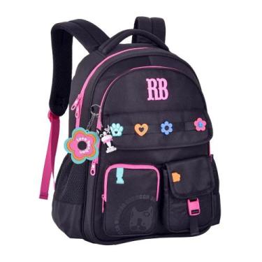 Imagem de Mochila costas escolar flower power rebecca bonbon rb26232 clio - Clio