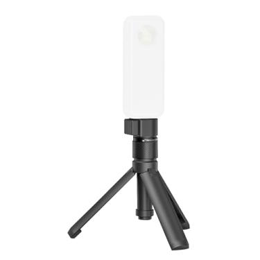 Imagem de EBTOOLS Alça de tripé para Selfie Stick para 360 X3/X4/X5, Rotação de 360°, tripé de Mesa, Interfaces Duplas de Parafuso de 1/4 pol., Almofadas Antiderrapantes, Alça Giratória