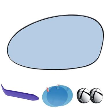 Imagem de EAP Vidro espelhado lateral do motorista compatível com BMW Série 1 E81 E82 E87 E88, Série 3 E46 Coupe/M3 2000-2006, Série 3 E90 E91 E92 E93 2006-2008, aquecido sem escurecimento automático