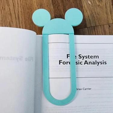 Imagem de Marcador Pagina Livro Caderno MICKEY BOOKMARK Criativo Leitura Diverti