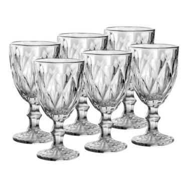 Imagem de Conjunto de Taças Cristal Ecológico Diamante 330ml com 12 Peças - Bela