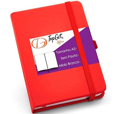 Imagem de Caderneta de Anotações 14x21cm 80 Folhas Sem Pauta (Vermelho)