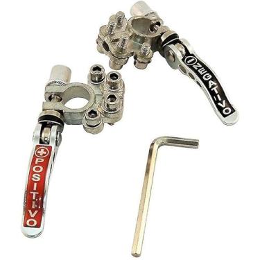 Imagem de Conector de Terminal Bateria Carro Cobre Puro com Revestimento Estanho Alta Condutividade Resistente à Ferrugem Corrosão