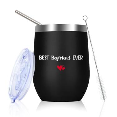 Imagem de EGHTvmok Presentes para namorado, presente sentimental de Natal para namorado ele, dia dos namorados, aniversário, Natal, casal, ideias de presente de namorada, enchimentos de meias, copo de viagem de