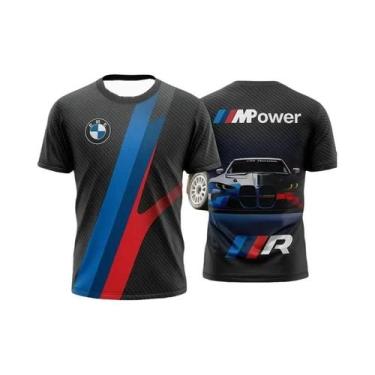 Imagem de Camiseta Masculina De Manga Curta BMW M Power, Esportiva, Para Corrida