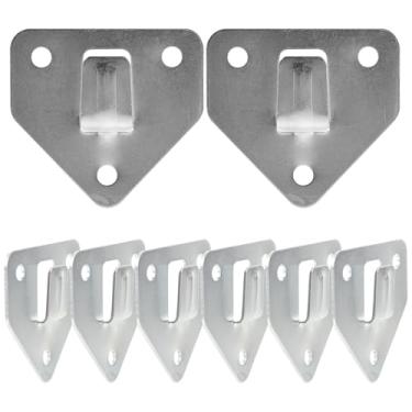 Imagem de Tofficu Conjunto de 8 Suportes de Parede para Extintor de Incêndio, Suporte Metálico para Instalação Na Parede, Acessórios de Segurança Contra Incêndio para Casa E Garagem