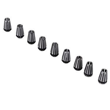 Imagem de Generic Conjunto de Mandril de Pinça de Alta Precisão ER8 para Máquina de Gravação CNC, Ferramenta de Torno de Fresagem, Trabalho Estável para Aplicações Amplas, Conjunto de Pinça de 9 Peças para