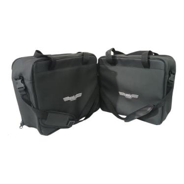 Imagem de Bolsa Interna Baú Lateral Adventure Pró 38/40L Preta Bráz (Par)