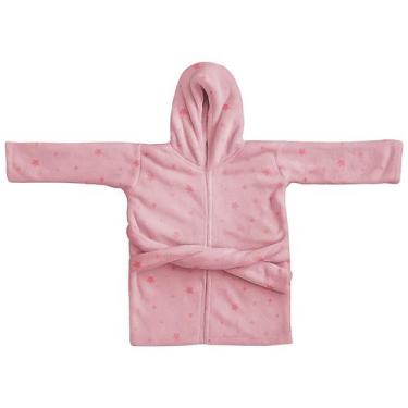 Imagem de Roupão de Microfibra Estampado com Capuz e Forro de Malha - Baby Joy, 