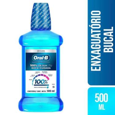 Imagem de Enxaguante Bucal Oral-b 100% Sem Álcool 500ml