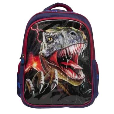 Imagem de Mochila de Costas Dinossauro Raptor para Meninos Reforçada Resistente - Dinossauro Raptor - Yins Brasil