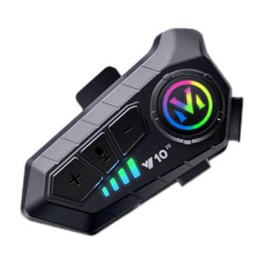 Imagem de Fone De Ouvido Comunicador Para Capacete Moto Bluetooth À Prova D'água Sem Fio