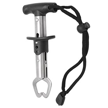 Imagem de Alicate de pinça de peixe, ferramenta de pesca de aço inoxidável, trava de gatilho resistente, braçadeira de aperto labial para pescadores, velejadores, entusiastas da pesca ao ar
