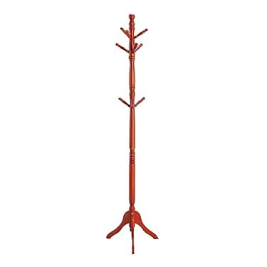 Imagem de SLGGPJBU Cabideiro de madeira para quarto com vários ganchos, cabide criativo para casaco, chapéu, entrada, suporte de roupas