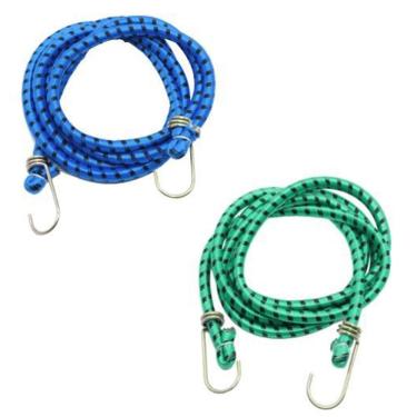 Imagem de 2 Elastico Extensor Reforçado Bagageiro Moto Carro 1,5 Metro