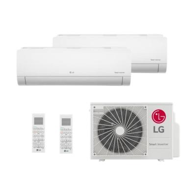 Imagem de Ar Condicionado Bi Split LG 21000 BTUs (HW 09K+18K) Quente e Frio Inverter 220V R32 Z3UW21GFB1.AWGZBR1