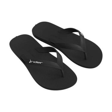 Imagem de Chinelo Masculino Rider Preto Conforto Feel Light