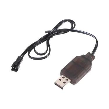 Imagem de Cabo Carregador USB Para Bateria NiMh/NiCd 3.6-9.6V 250mA SM 2P Plugue