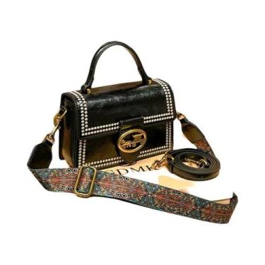 Imagem de Bolsa De Ombro Retro Feminina De Designer, Luxo Leve, Pequena E Quadra