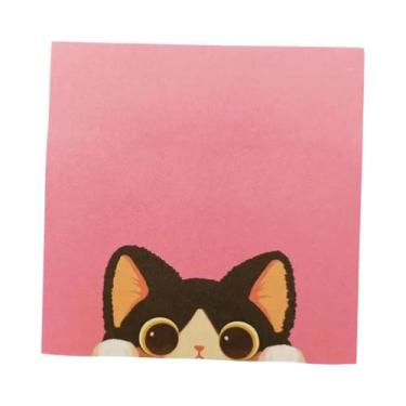 Imagem de Blocos De Notas Adesivas De Animais Fofos 50 Folhas, Bloco De Notas Cr