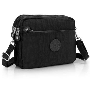 Imagem de Bolsa Feminina Pequena De Lado Com 3 Divisórias Bolsa Multiuso - Good 