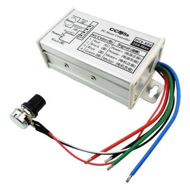 Imagem de Controlador De Velocidade De Motor DC PWM De Alta Potência 9V-60V 20A 