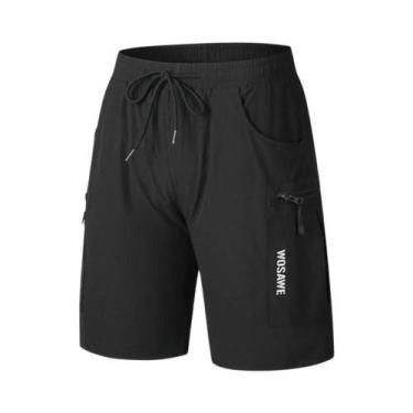 Imagem de Shorts De Ciclismo Respiráveis WOSAWE, Calças Esportivas Soltas Com Bo