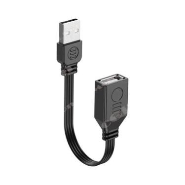 Imagem de Cabo Adaptador De Extensão USB a Macho Para USB Fêmea 5CM 10CM 15CM 30
