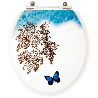 Imagem de Assento Sanitario Decorado Borboleta Izy Para Vaso Deca